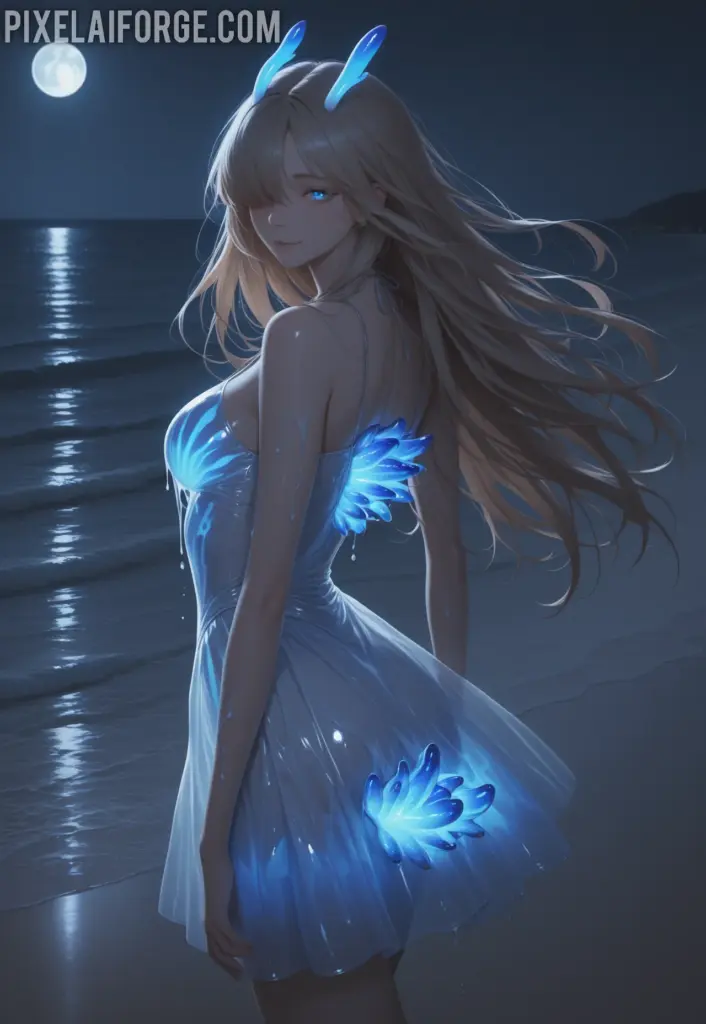 Lunae by the Moonlit Sea