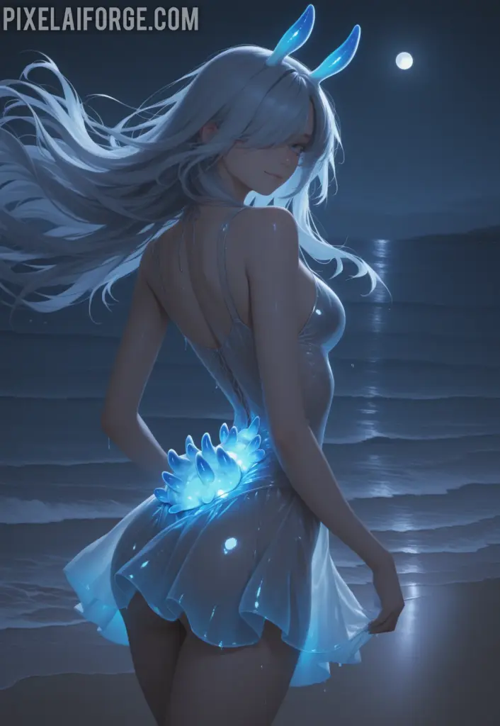 Lunae by the Moonlit Sea