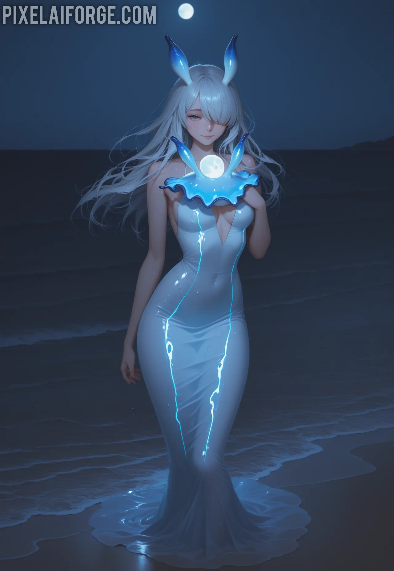 Lunae by the Moonlit Sea