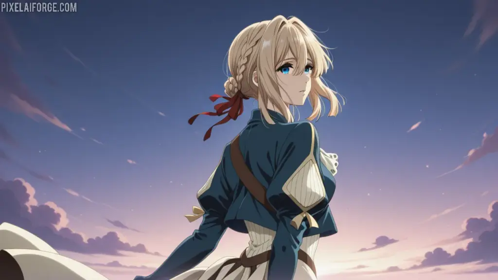 Violet Evergarden es uno de los personajes más profundos del anime