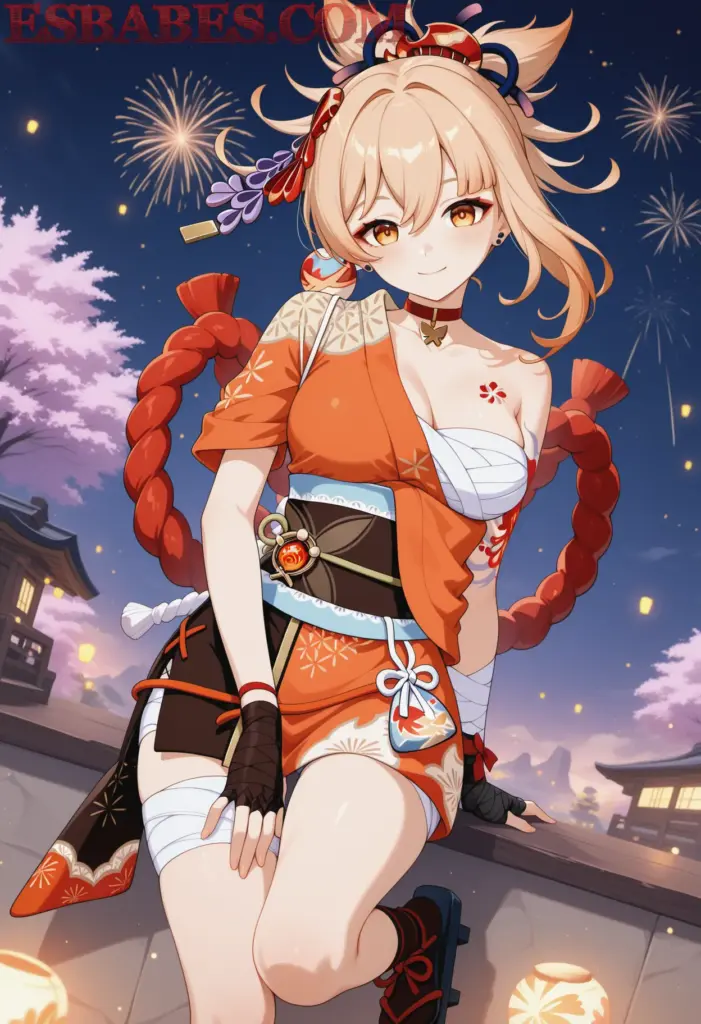 Yoimiya en Genshin Impact 2025: La Reina de los Fuegos Artificiales de Inazuma