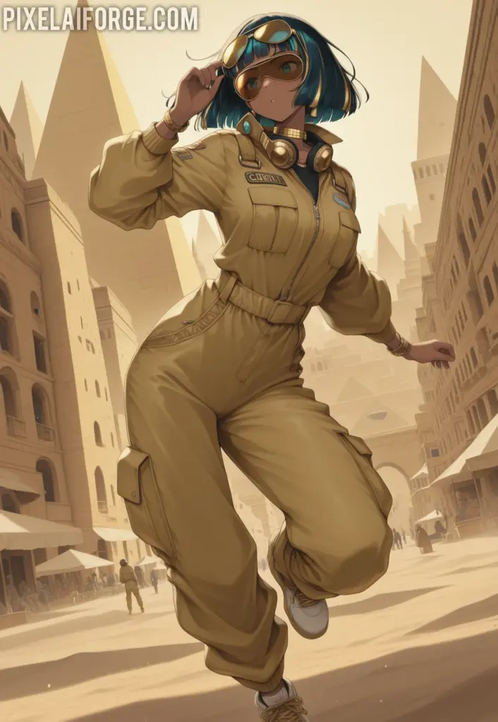 Zari atop the Pyramid