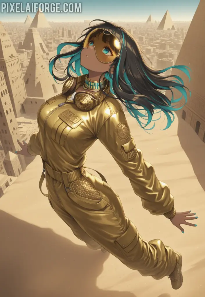 Zari atop the Pyramid