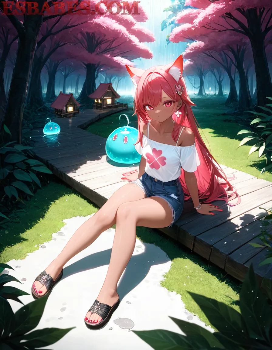 Arte ilustración increíble de Alicia Desnuda generado por IA