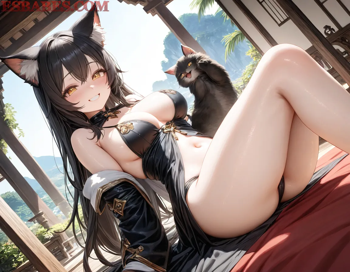 Arte ilustración increíble de Allie Haze generado por IA