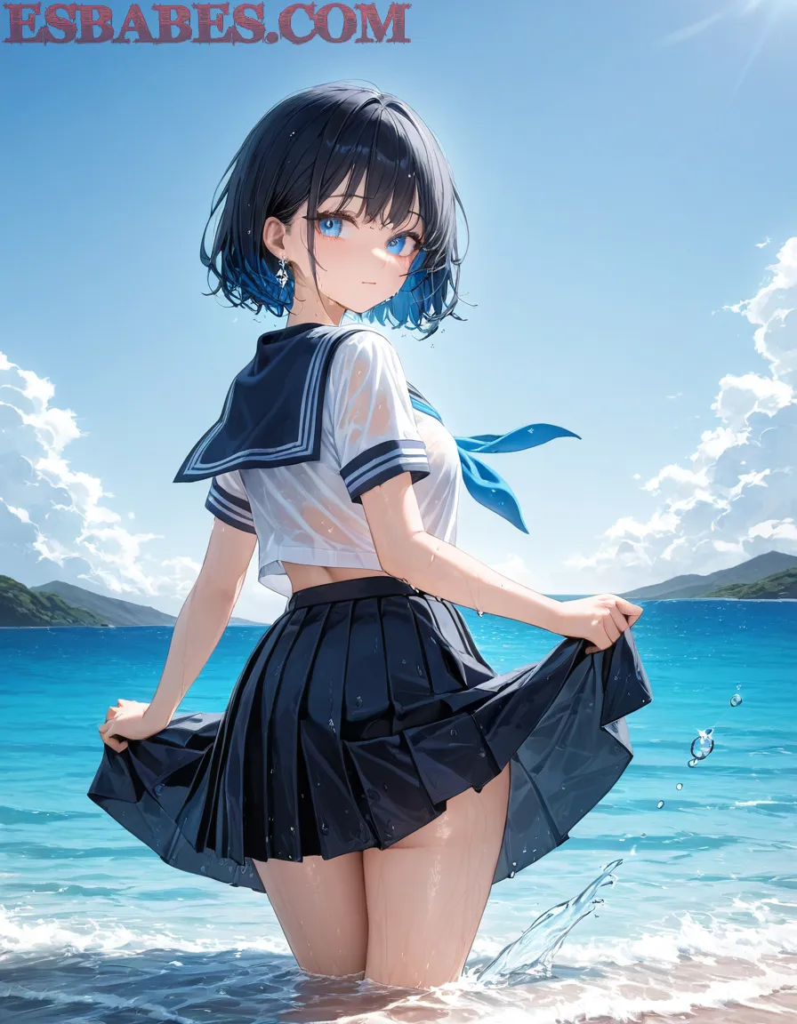 Arte ilustración increíble de Anime Anime Girl Cosplay Frieren Catgirl generado por IA