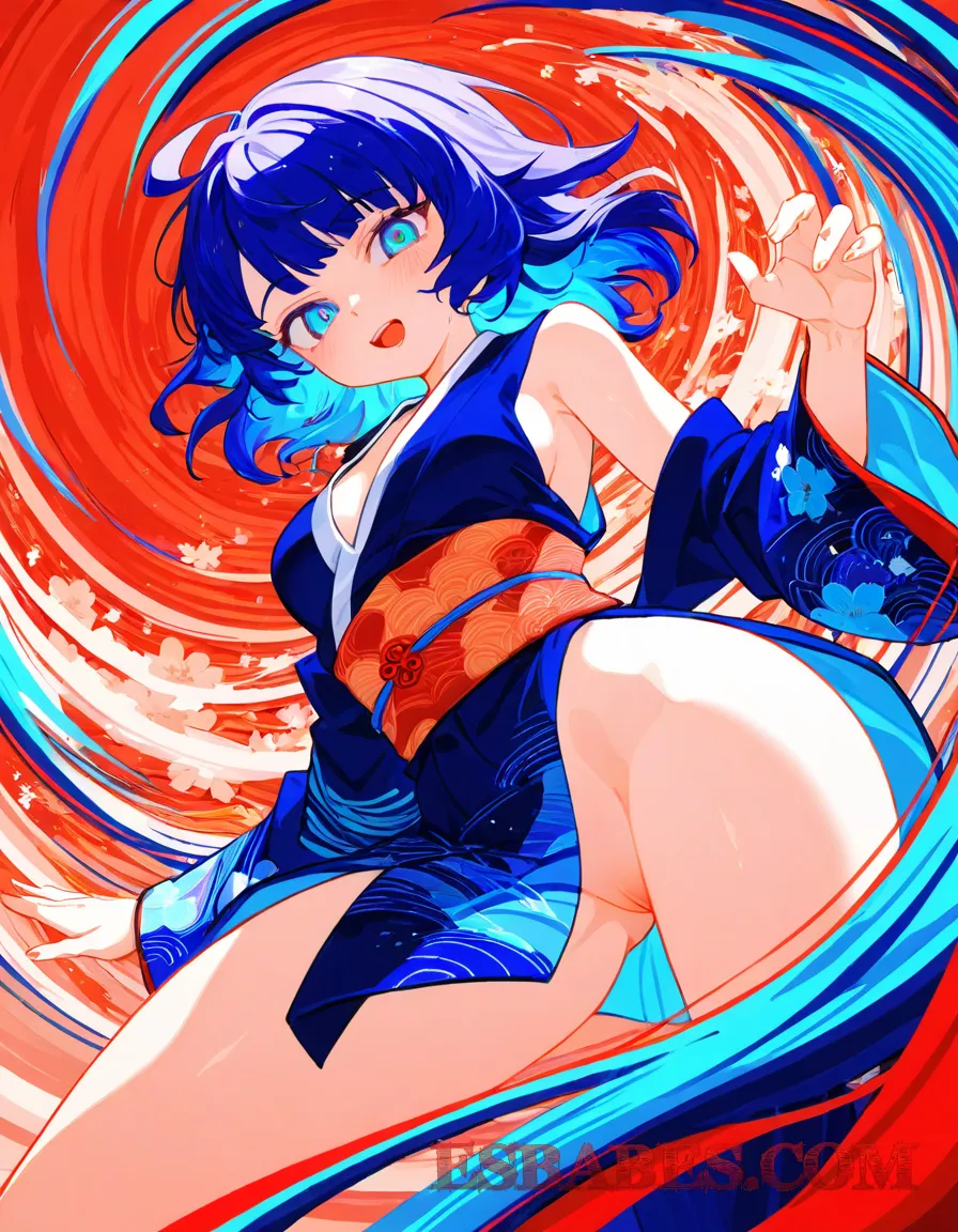 Arte ilustración increíble de Anime Anime Season Blue Box Yaoi Bishounen generado por IA