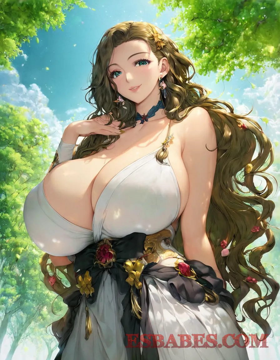 Arte ilustración increíble de Anime Girl Anime Dubbed Bishoujo Oppai Harem generado por IA