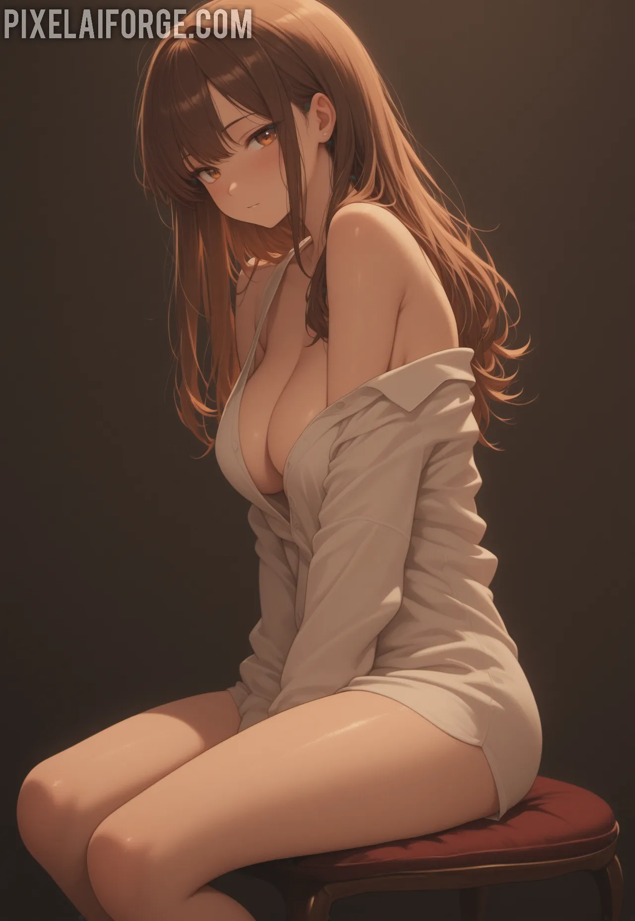 Arte ilustración increíble de Anime Girl Bleach Bara Shoujo Ai Doujinshi generado por IA