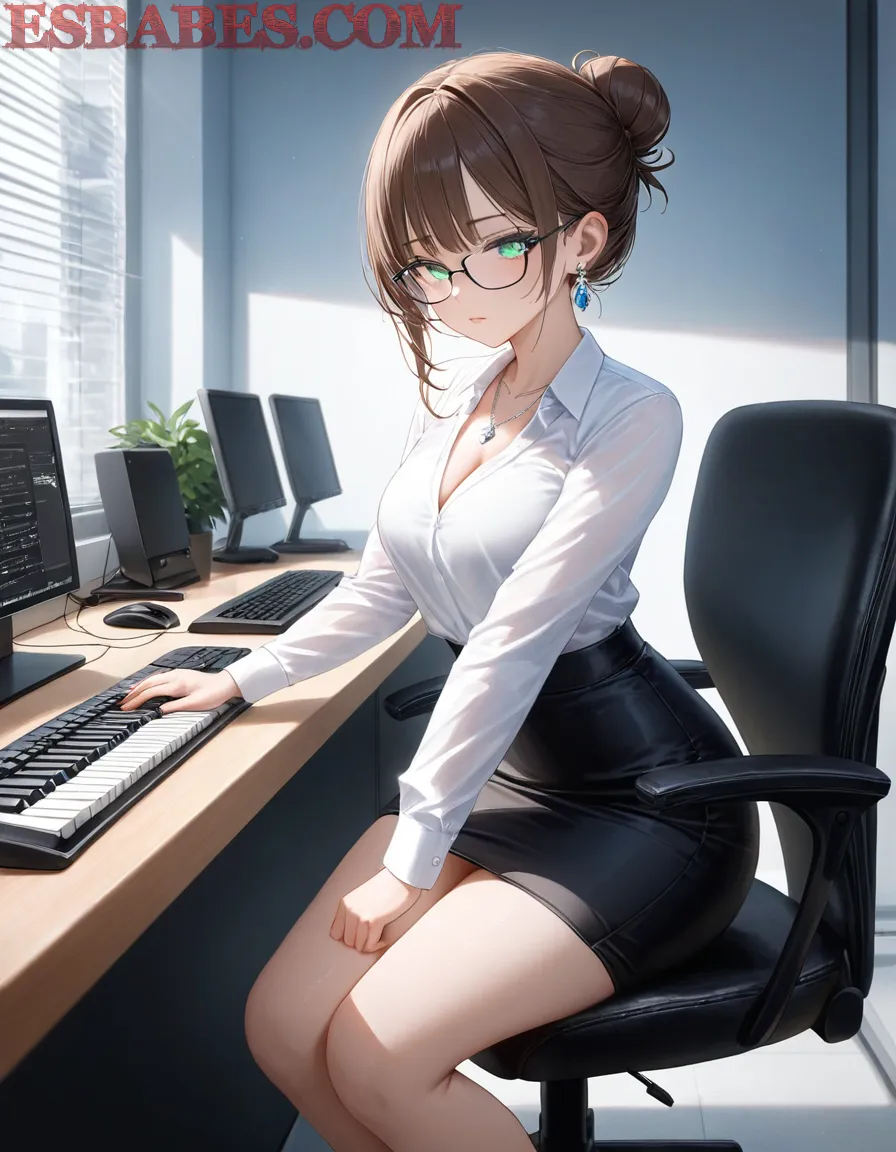 Arte ilustración increíble de Anime Girl Yoasobi Anime Dubbed Kawaii Bishoujo generado por IA