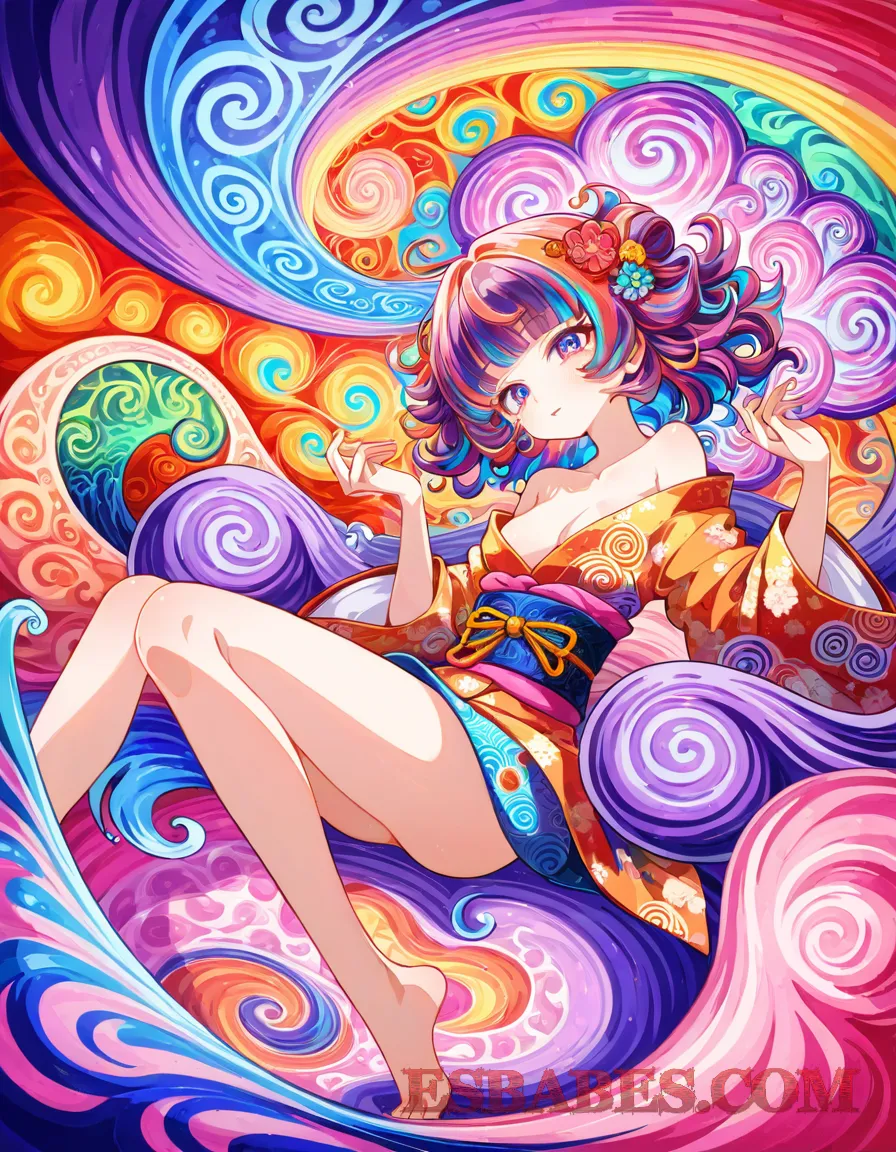 Arte ilustración increíble de Anime Luffy Death Note Oppai Shounen Ai generado por IA