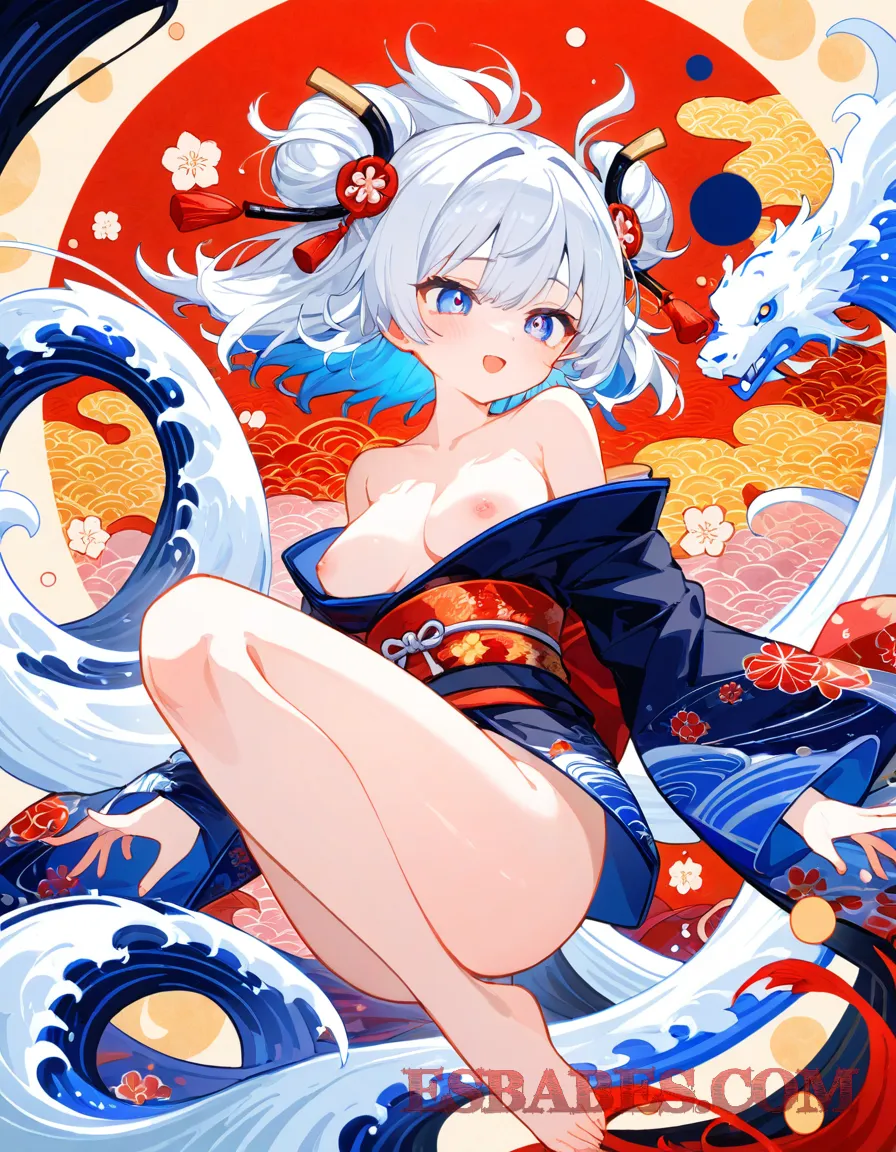 Arte ilustración increíble de Anime Online Free Anime Anime List Bishounen Yandere generado por IA