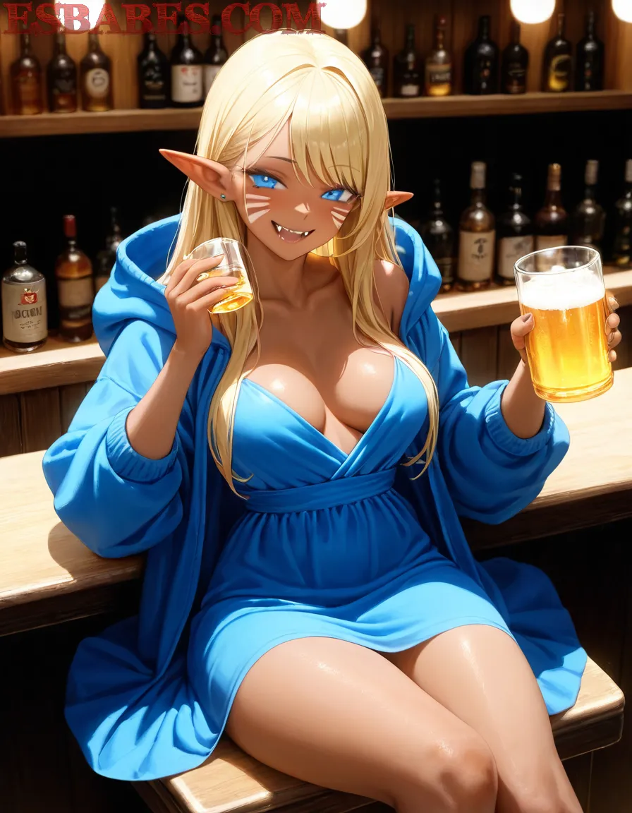 Arte ilustración increíble de Anime Opening Blue Box Kawaii Fan Service Eroge generado por IA