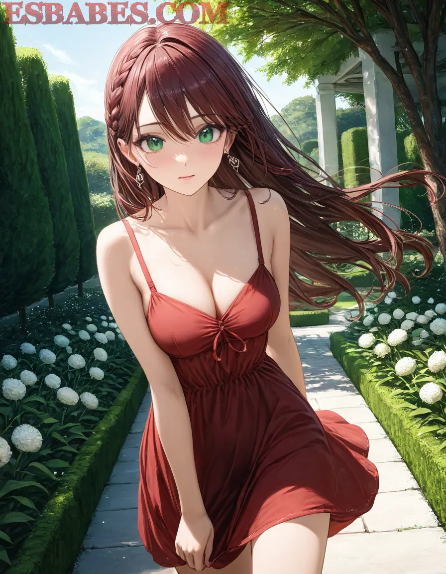 Arte ilustración increíble de Anime Opening Blue Box Steins Gate Bishoujo Ero generado por IA