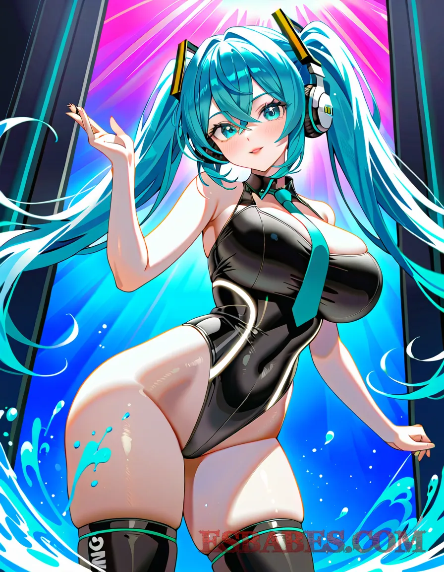 Arte ilustración increíble de Anime Season Blue Box Bishounen Catgirl Tsundere generado por IA