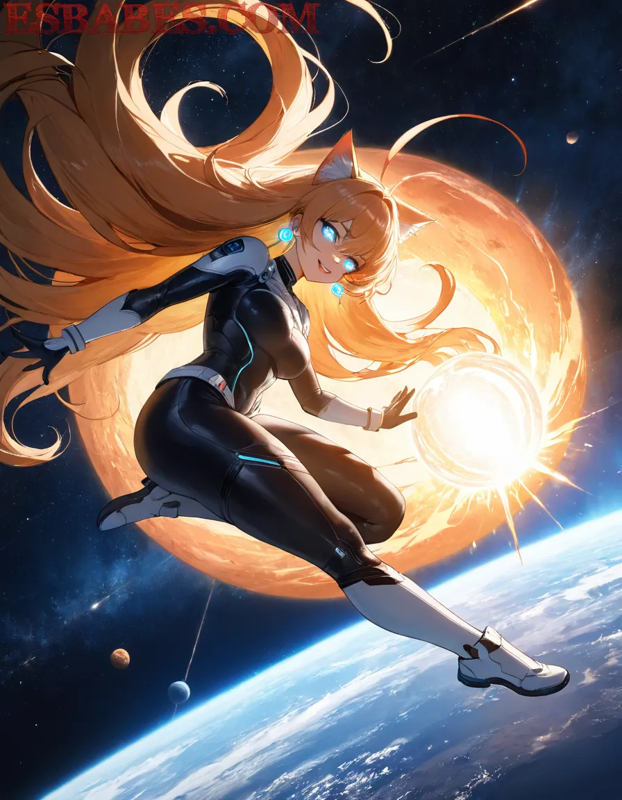 Arte ilustración increíble de Aurora Jolie Cosplay Con Gafas De Sol Y Mamada generado por IA