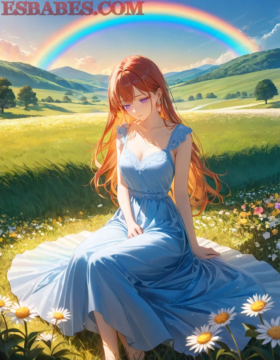 Arte ilustración increíble de Cowboy Bebop Luffy Kemonomimi Moe Maid generado por IA