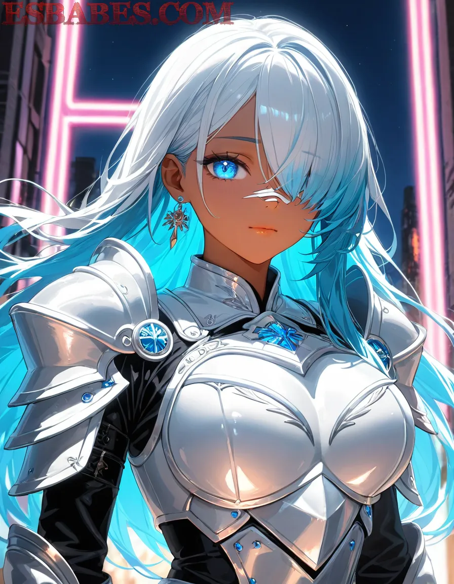 Arte ilustración increíble de Crunchyroll Anime Series Kemonomimi Ero Senpai generado por IA