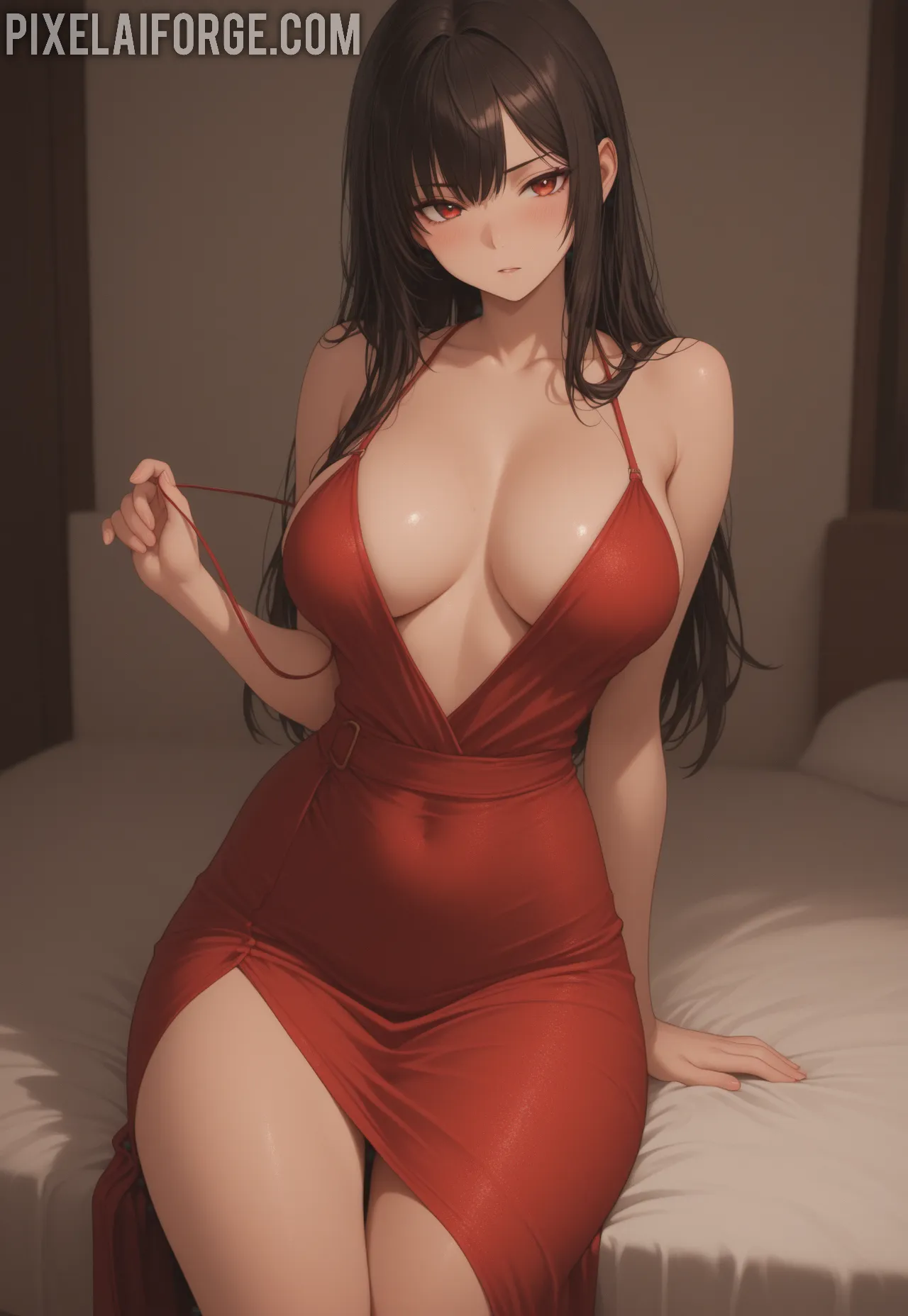 Arte ilustración increíble de Crunchyroll Top Anime Tokyo Revengers Chainsaw Man Tsundere generado por IA