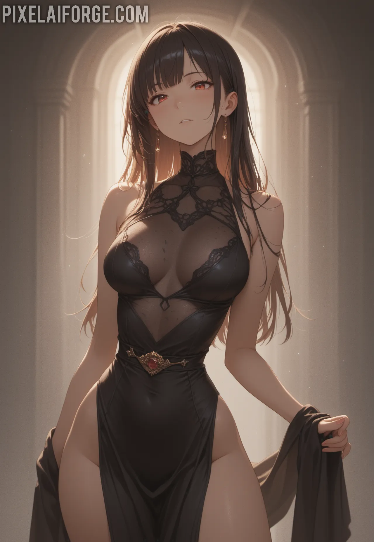 Arte ilustración increíble de Dandadan Anime Movies Attack On Titan Lazarus Lolicon generado por IA