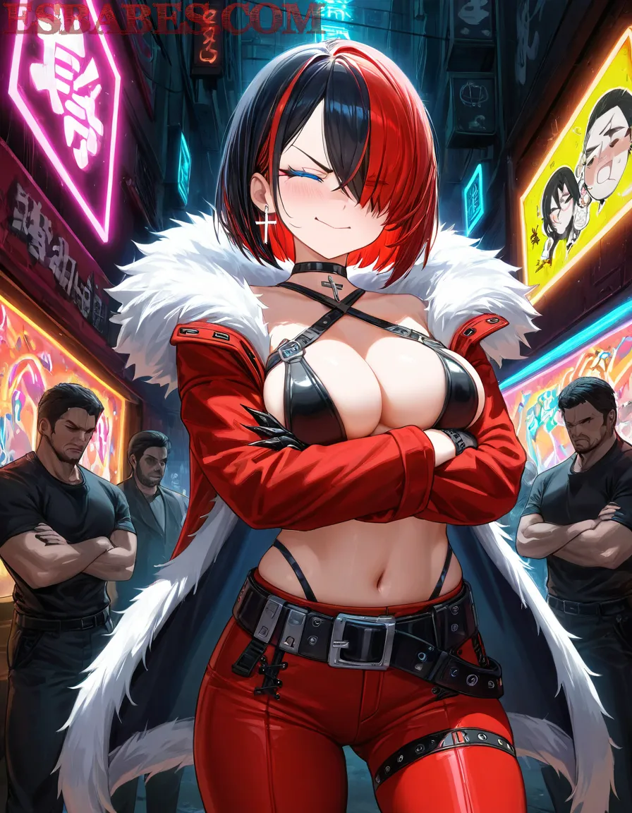 Arte ilustración increíble de Demon Slayer Anime Dubbed Anime Trailer Haikyuu Kemonomimi generado por IA