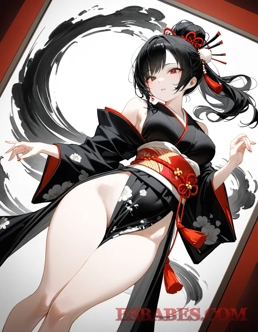 Arte ilustración increíble de Demon Slayer Cosplay Isekai Steins Gate Erotic generado por IA