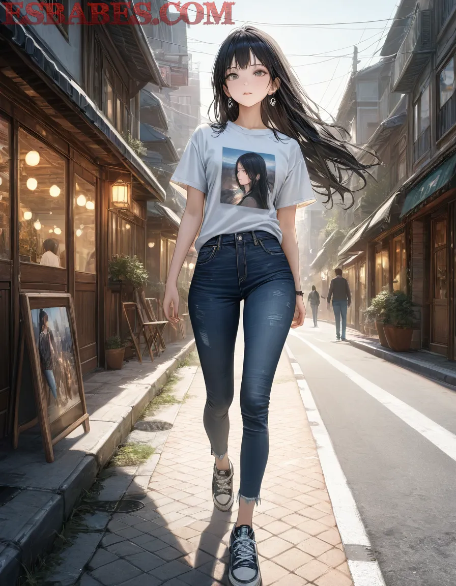 Arte ilustración increíble de Famosas Modelos Desnudas Seis generado por IA