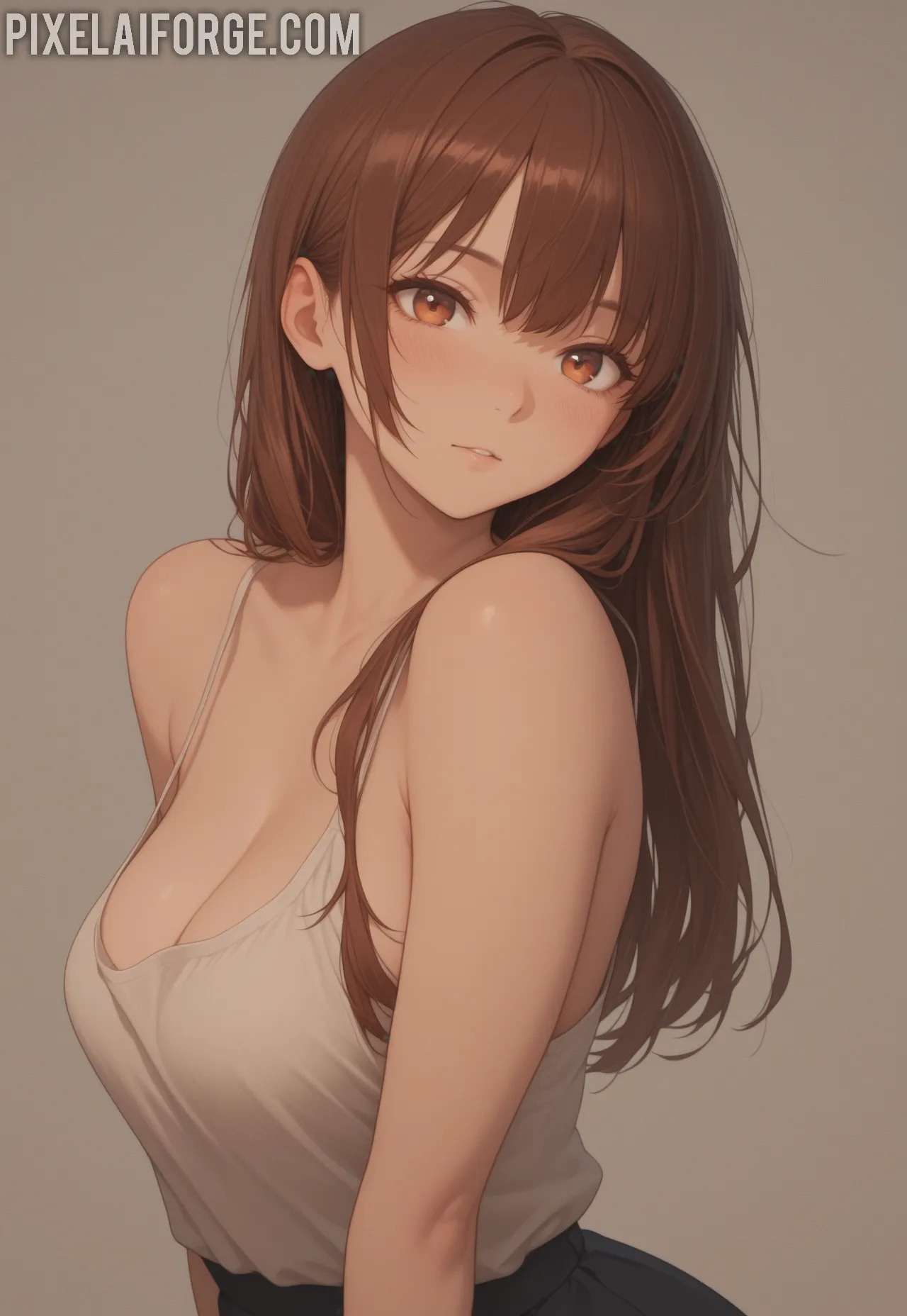 Arte ilustración increíble de Frieren Gojo Satoru Yuri Shoujo Ai Reverse Harem generado por IA