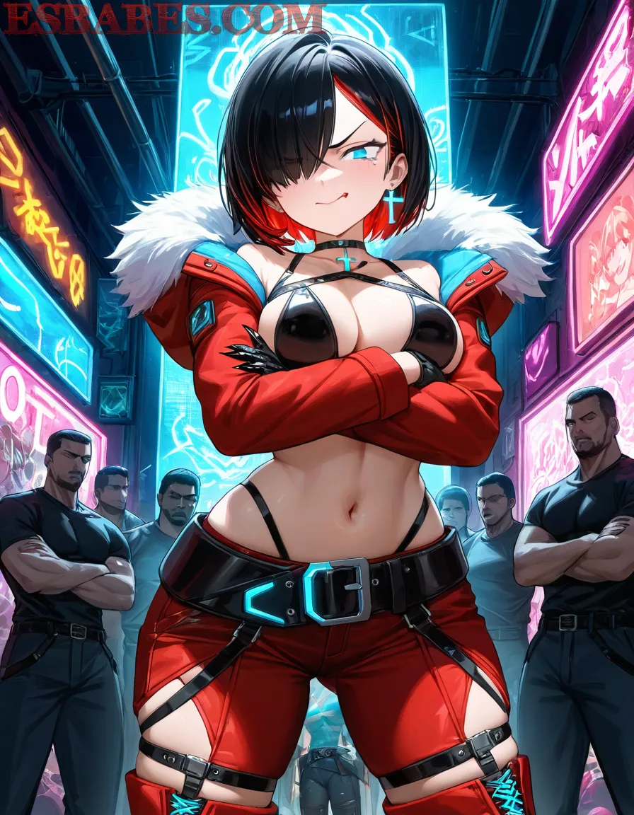 Arte ilustración increíble de Frieren Shojo Steins Gate Moe Tsundere generado por IA