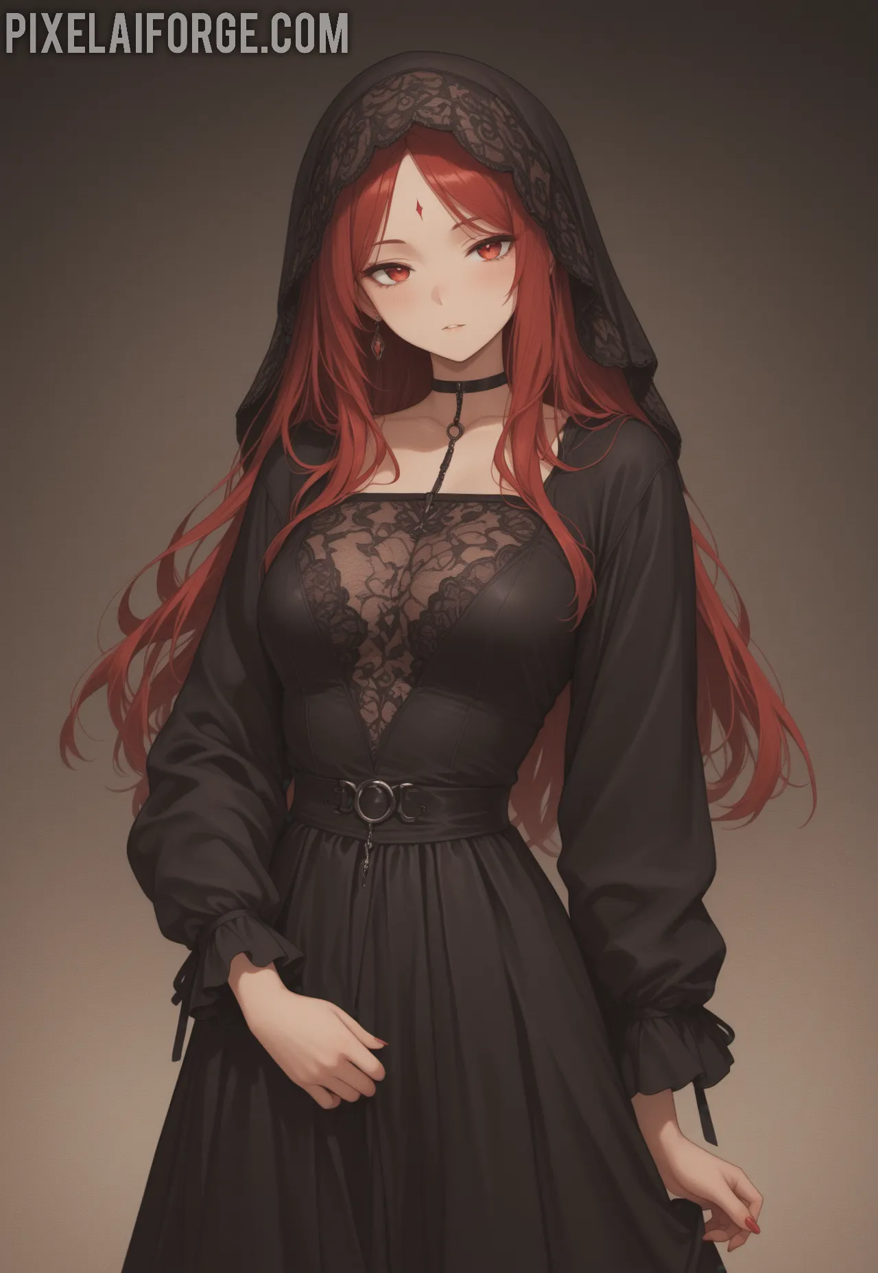 Arte ilustración increíble de Instagram Chicas Nude Cinco generado por IA