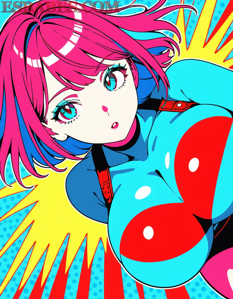 Arte ilustración increíble de Instagram Mujeres Desnudas Nueve generado por IA