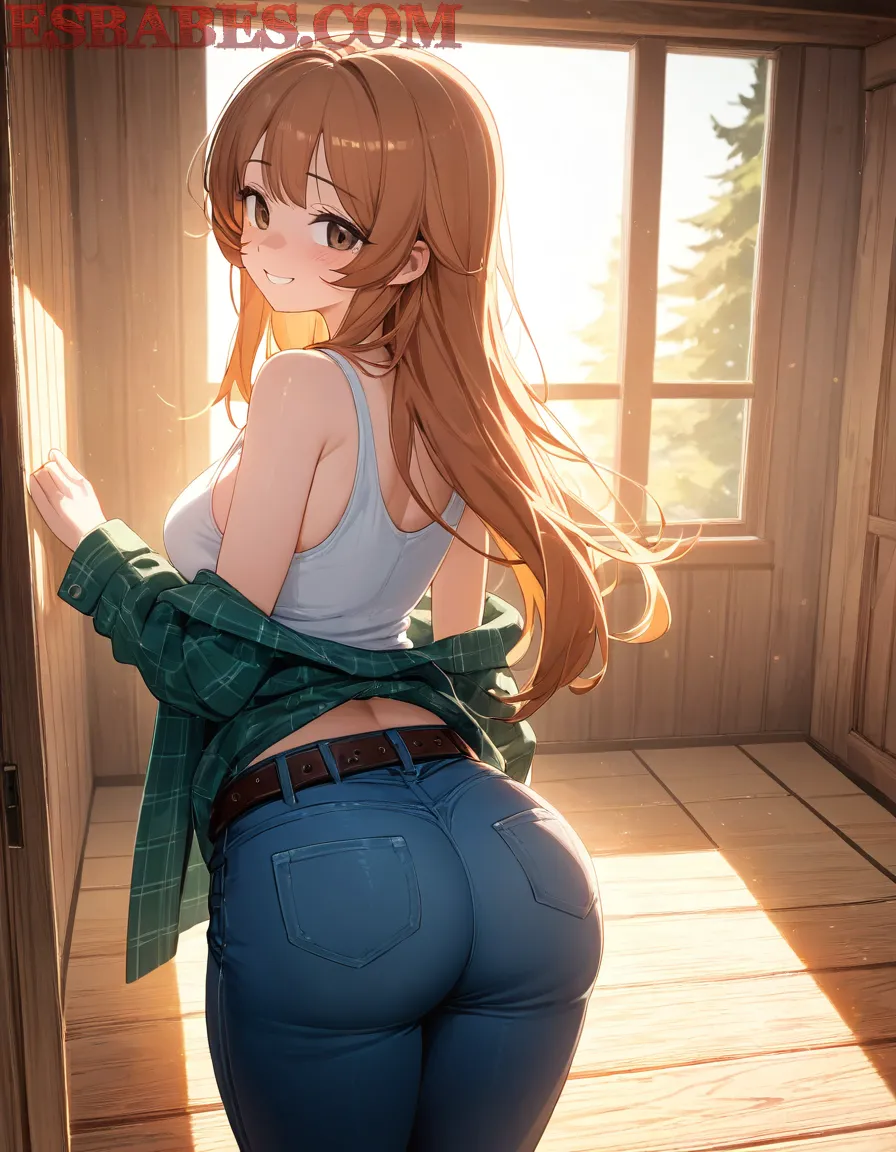 Arte ilustración increíble de Jujutsu Kaisen Anime Characters Anime 2025 Oppai Shoujo Ai generado por IA