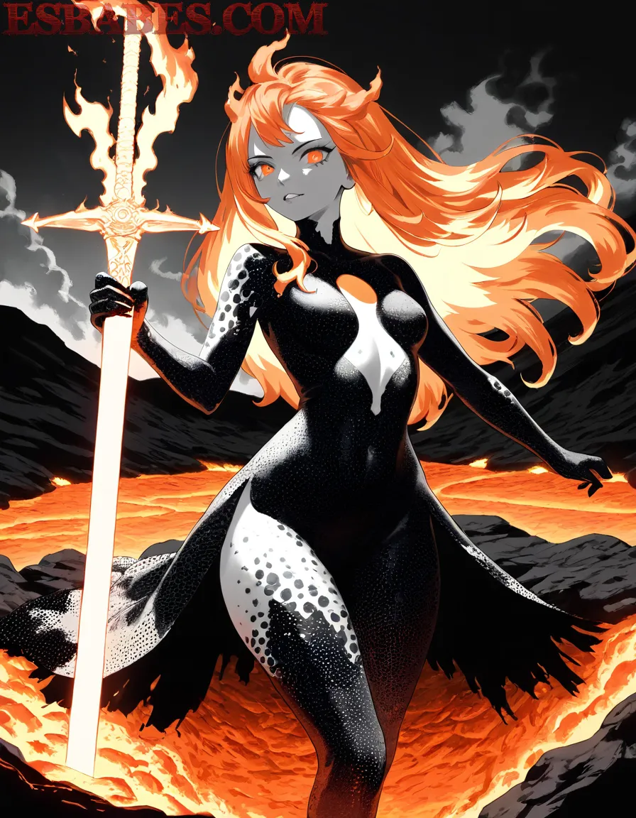 Arte ilustración increíble de Jujutsu Kaisen Dandadan Anime 2025 Amv Maid generado por IA