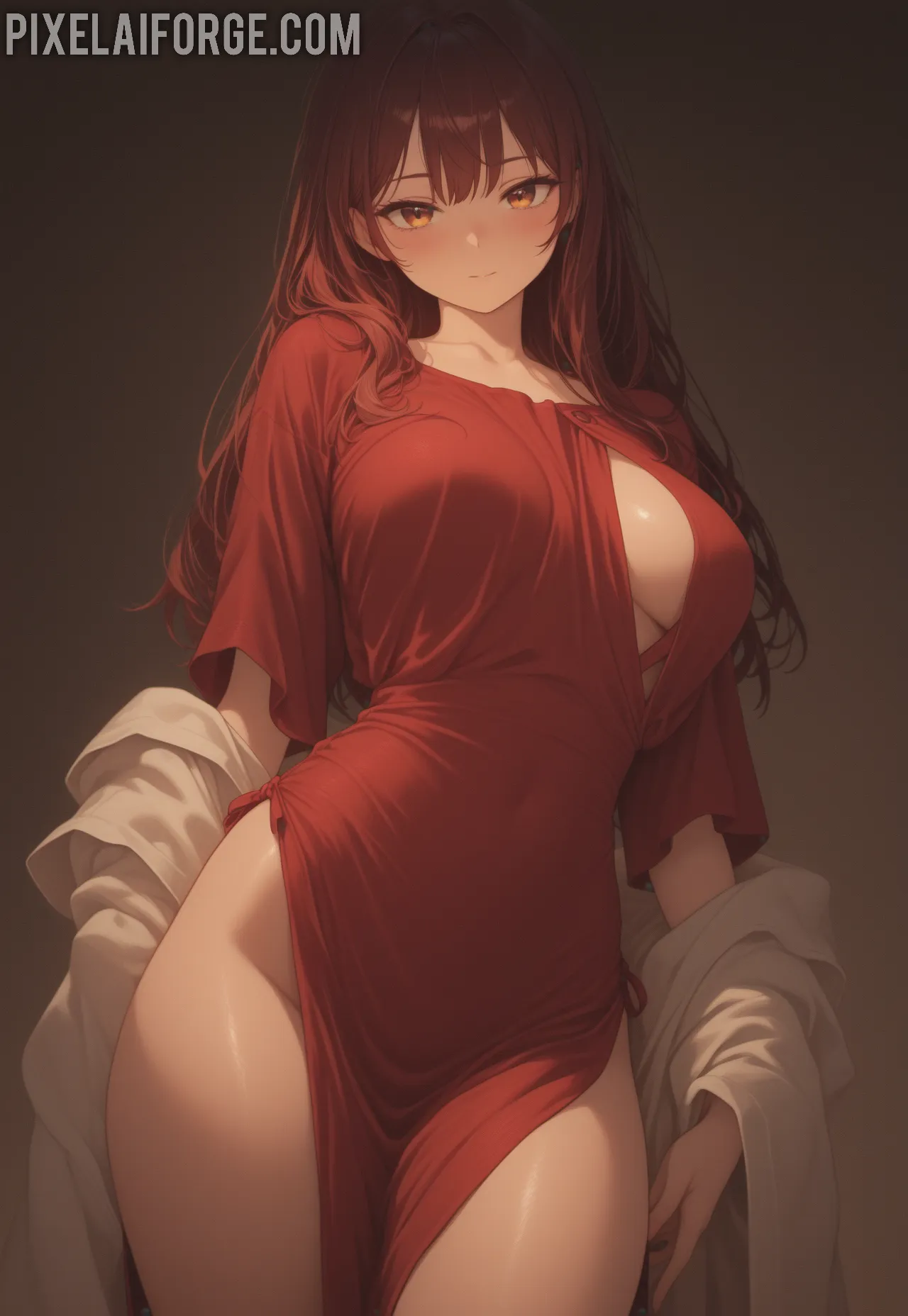 Arte ilustración increíble de Jujutsu Kaisen Isekai Gojo Satoru Ecchi Shotacon generado por IA