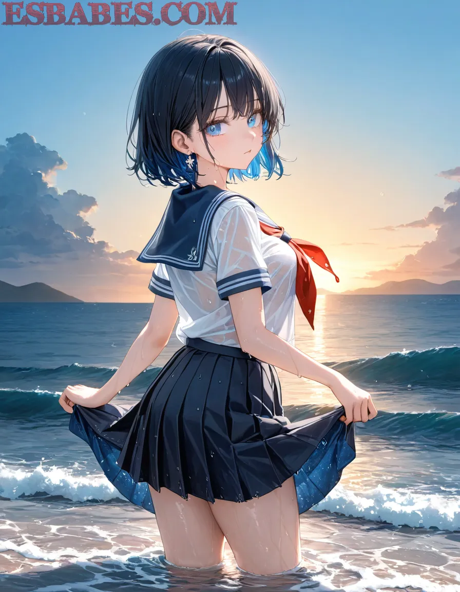 Arte ilustración increíble de Jujutsu Kaisen My Hero Academia Anime Trailer Chainsaw Man Yuri generado por IA