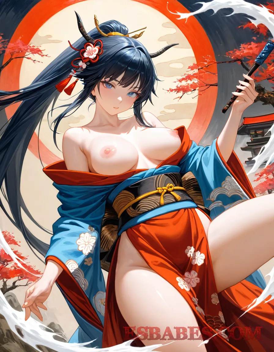 Arte ilustración increíble de Kaiju No 8 Cowboy Bebop Anime Expo Bishoujo Moe generado por IA