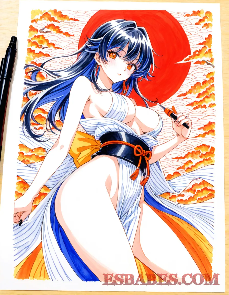 Arte ilustración increíble de My Hero Academia Seinen Anime Merch Lolicon Senpai generado por IA