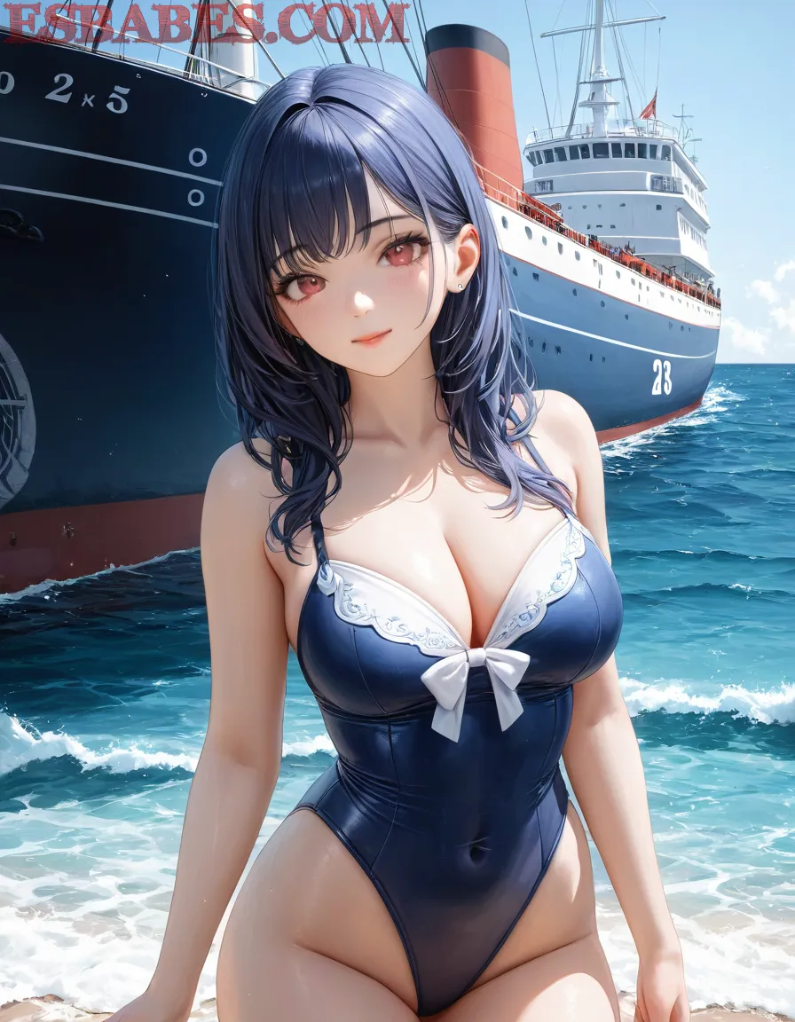 Arte ilustración increíble de Naruto Luffy Bishoujo Reverse Harem Anime Ero generado por IA