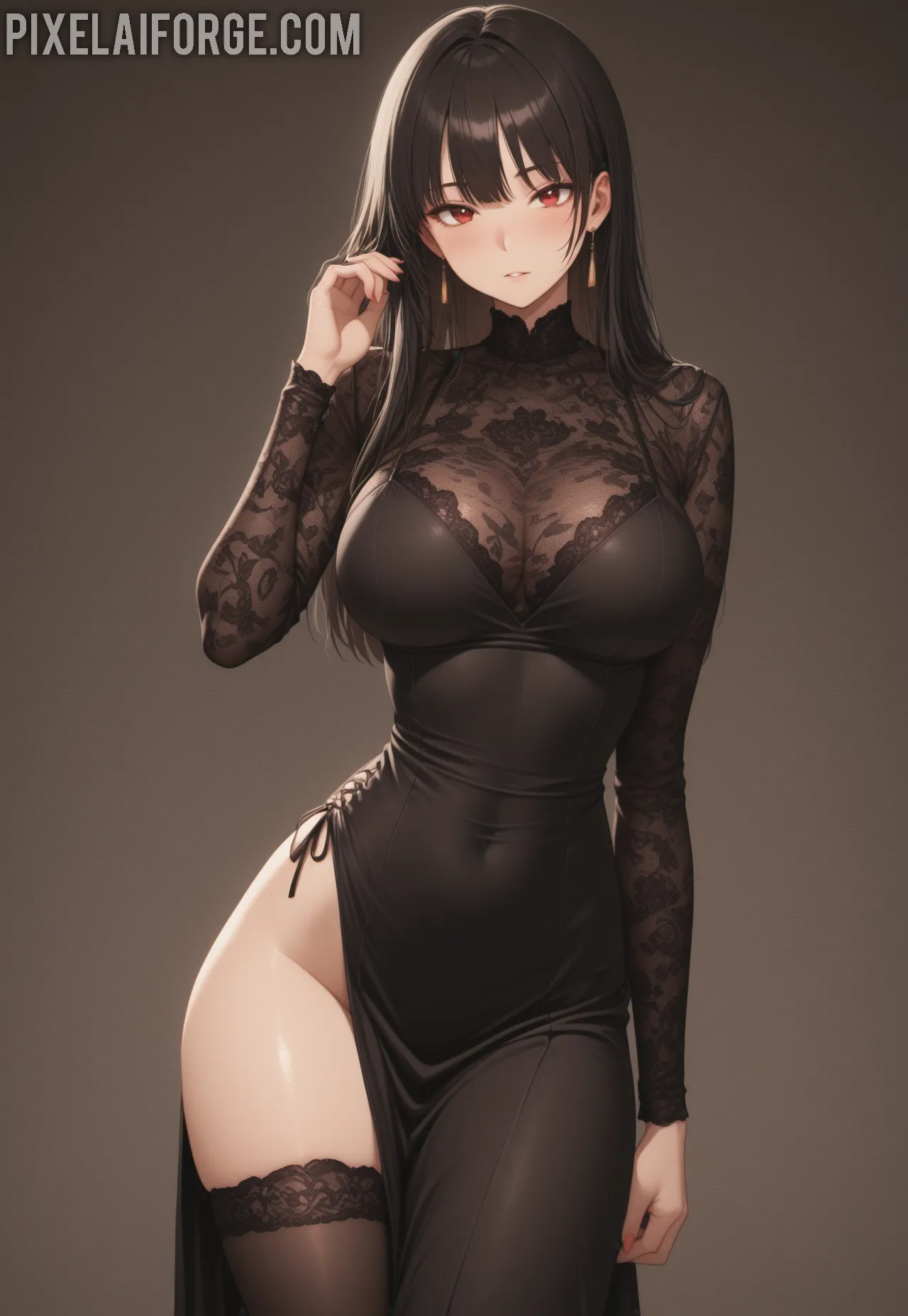 Arte ilustración increíble de One Piece Jujutsu Kaisen Dragon Ball Haikyuu Oppai generado por IA