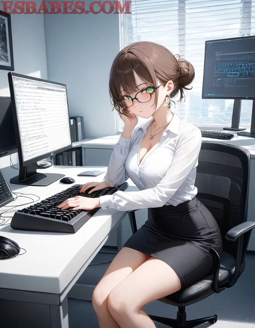 Arte ilustración increíble de Solo Leveling Anime Online Tsundere Anime Ero Erotic generado por IA