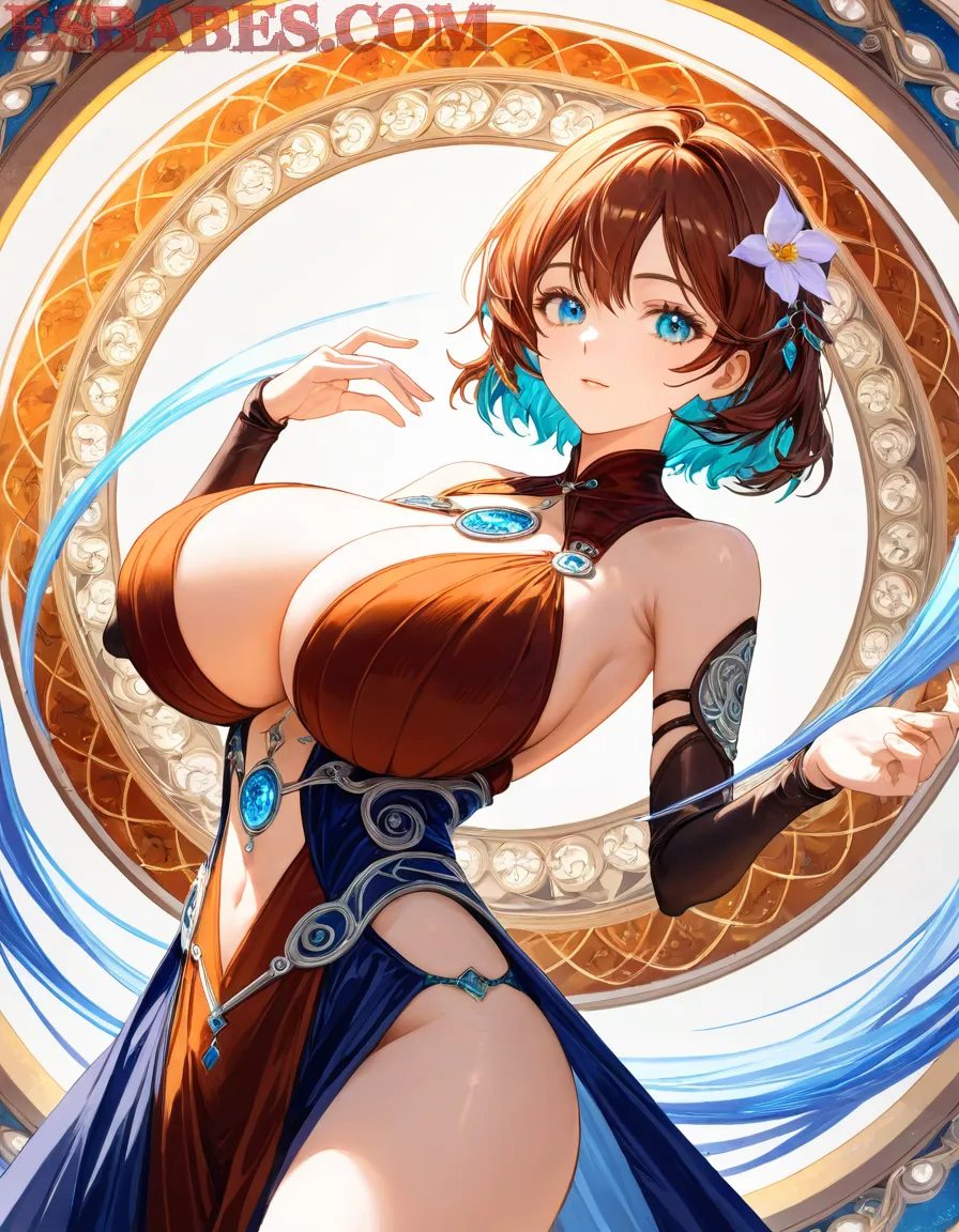 Arte ilustración increíble de Tetas De Silicona Y Cono De Azucar generado por IA