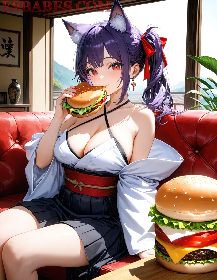 Arte ilustración increíble de Watch Anime Hentai Anime Season Ecchi Kemonomimi generado por IA