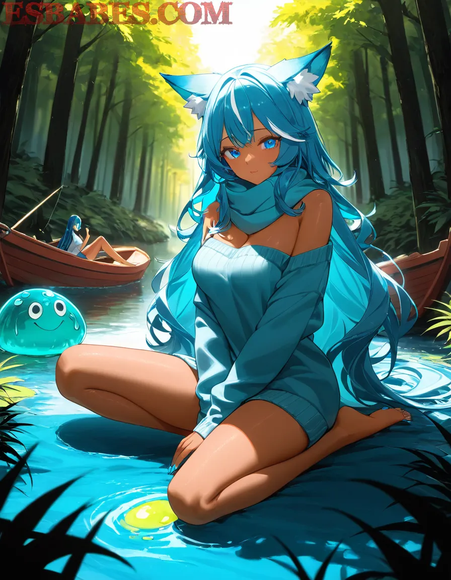 Arte ilustración increíble de Witch Hat Atelier Kaiju No 8 Anime Girl Hentai Neon Genesis Evangelion generado por IA