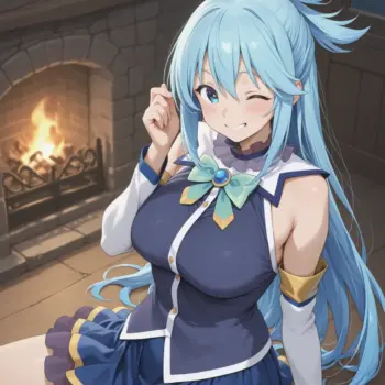 Imágenes de Verano de Aqua (アクア) de KonoSuba: ¡La Diosa Más Refrescante! Imágenes de Verano de Aqua KonoSuba