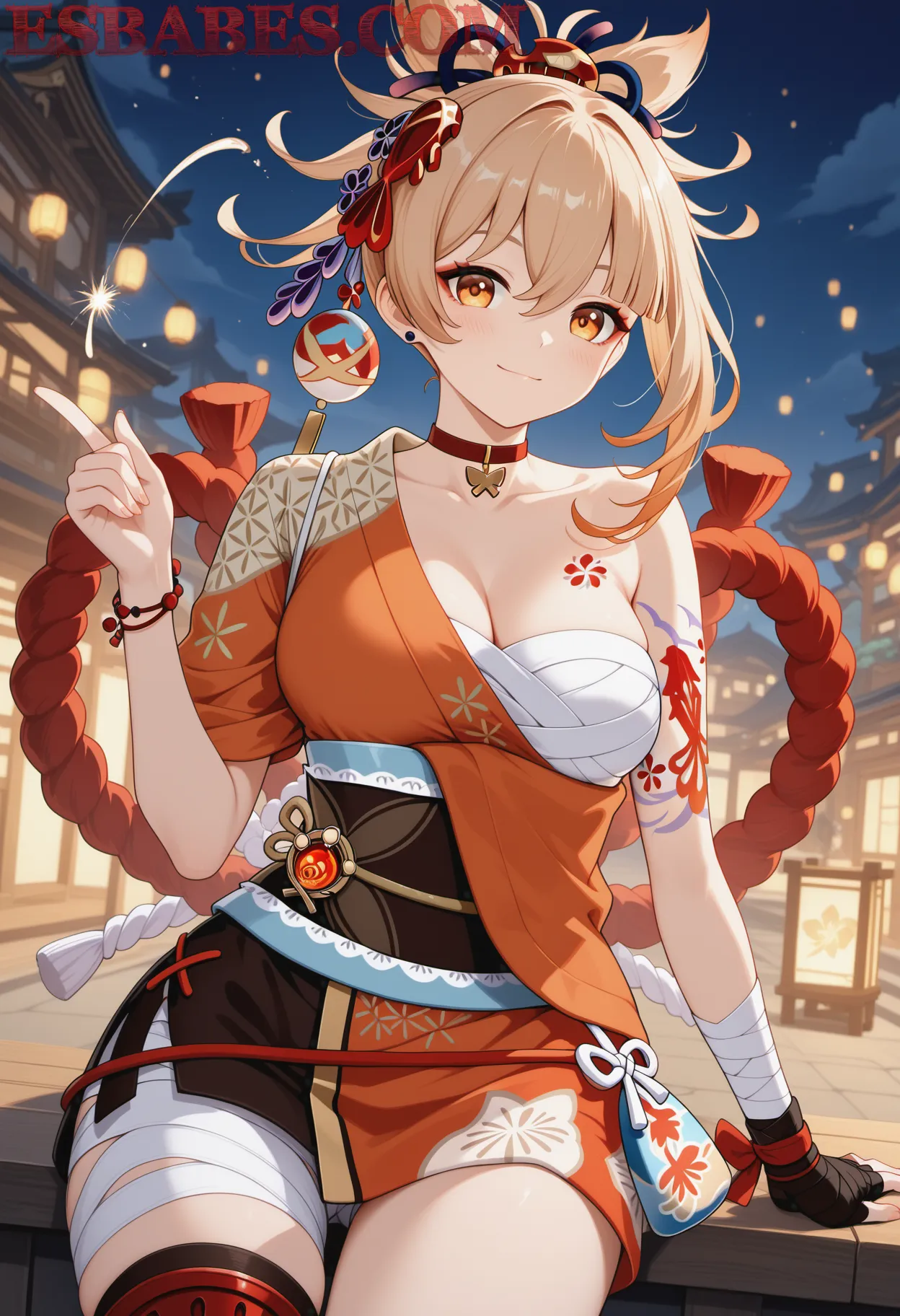 Arte ilustración increíble de Anime Anime Edit Blue Box Anime Trailer Kemonomimi generado por IA