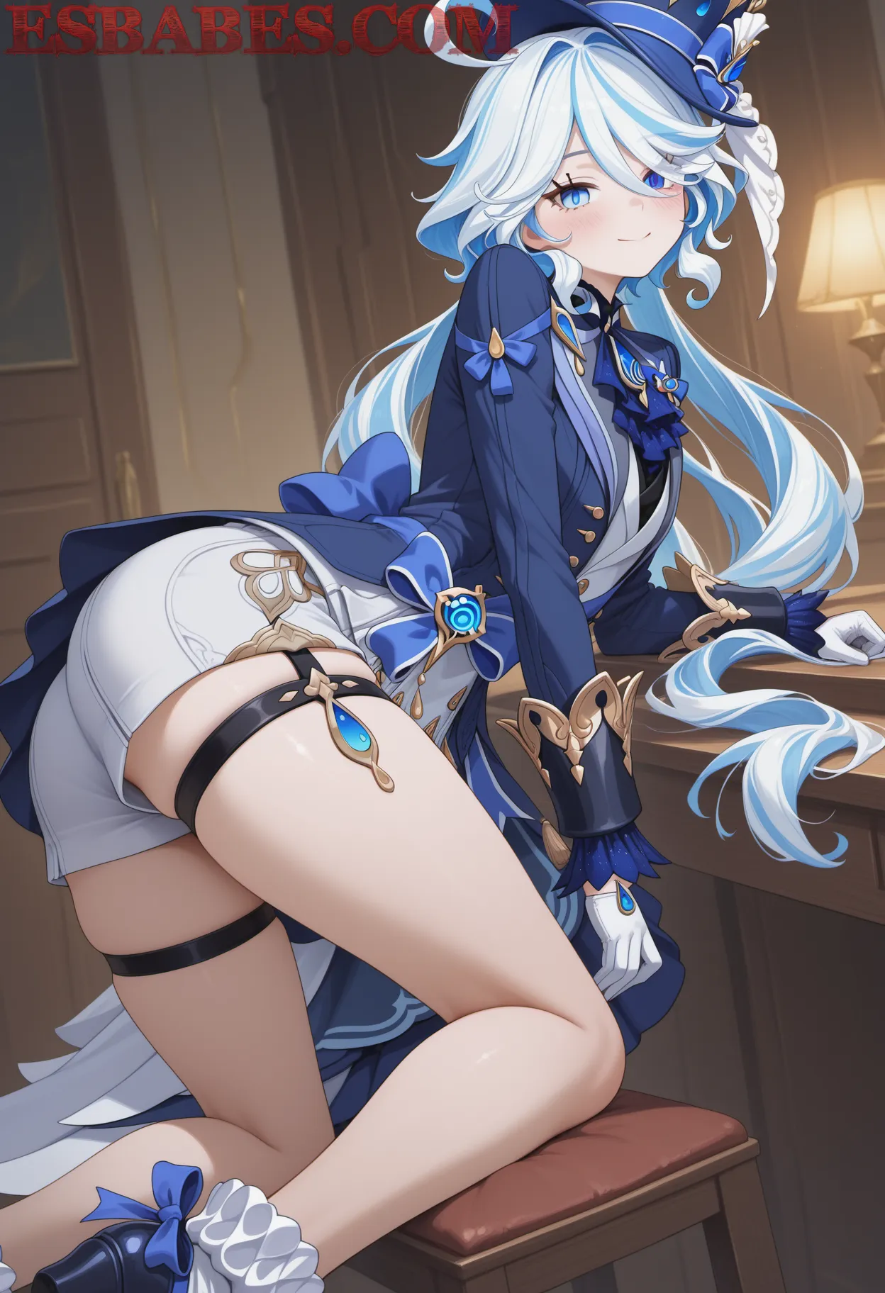 Arte ilustración increíble de Anime Edit Netflix Anime Netorare Shounen Ai Maid generado por IA