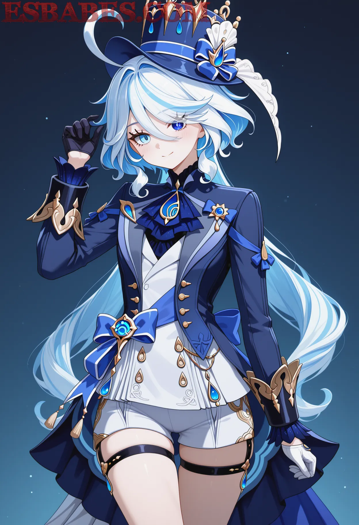 Arte ilustración increíble de Anime Gojo Satoru Anime Reviews Yaoi Bishoujo generado por IA