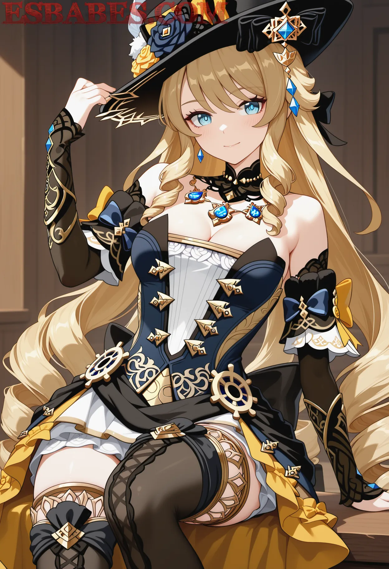 Arte ilustración increíble de Anime Series Neon Genesis Evangelion Funimation Harem Maid generado por IA