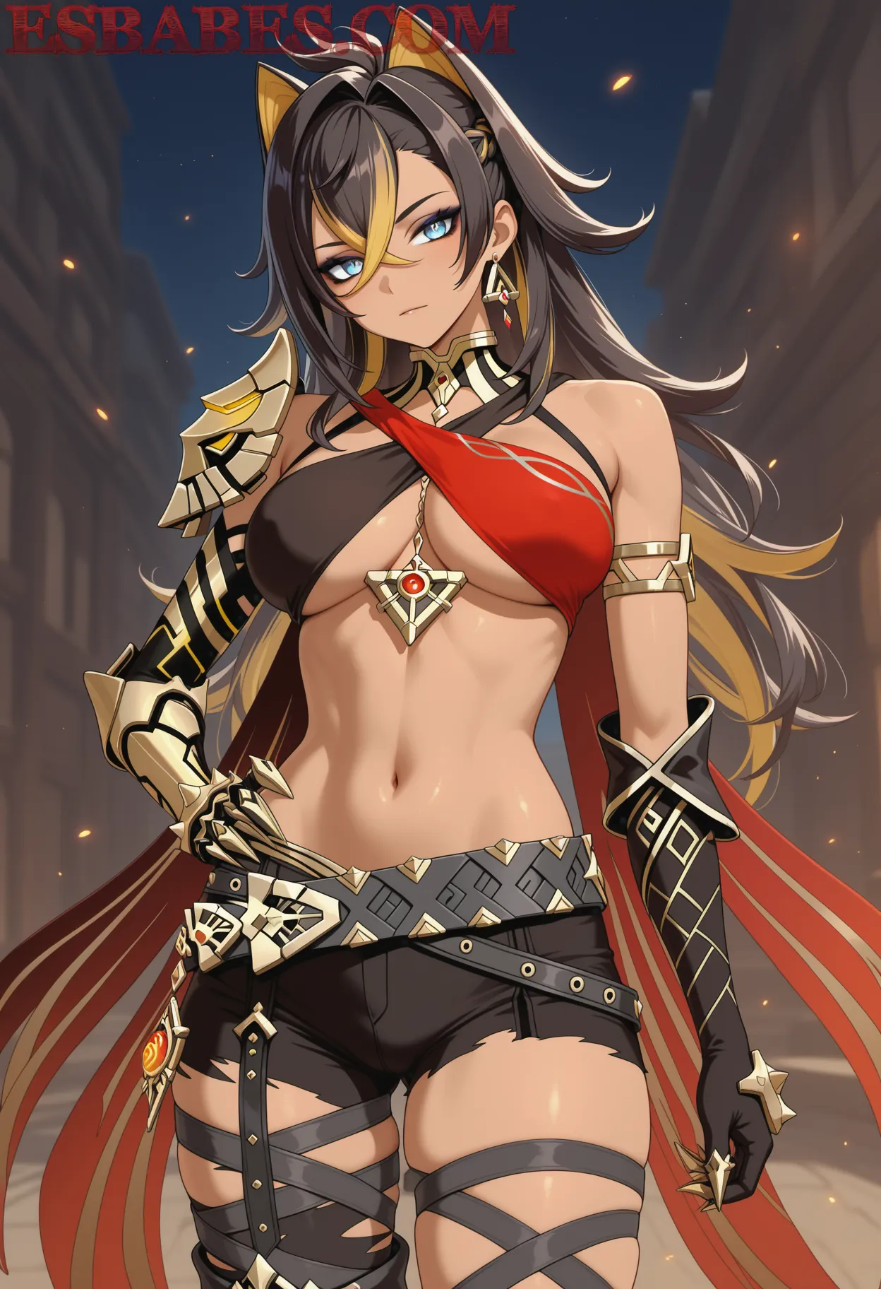 Arte ilustración increíble de Attack On Titan Yoasobi New Anime Anime Series Oppai generado por IA