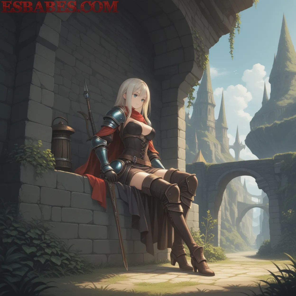 Arte ilustración increíble de Bleach Frieren Samurai Champloo Bishoujo Reverse Harem generado por IA